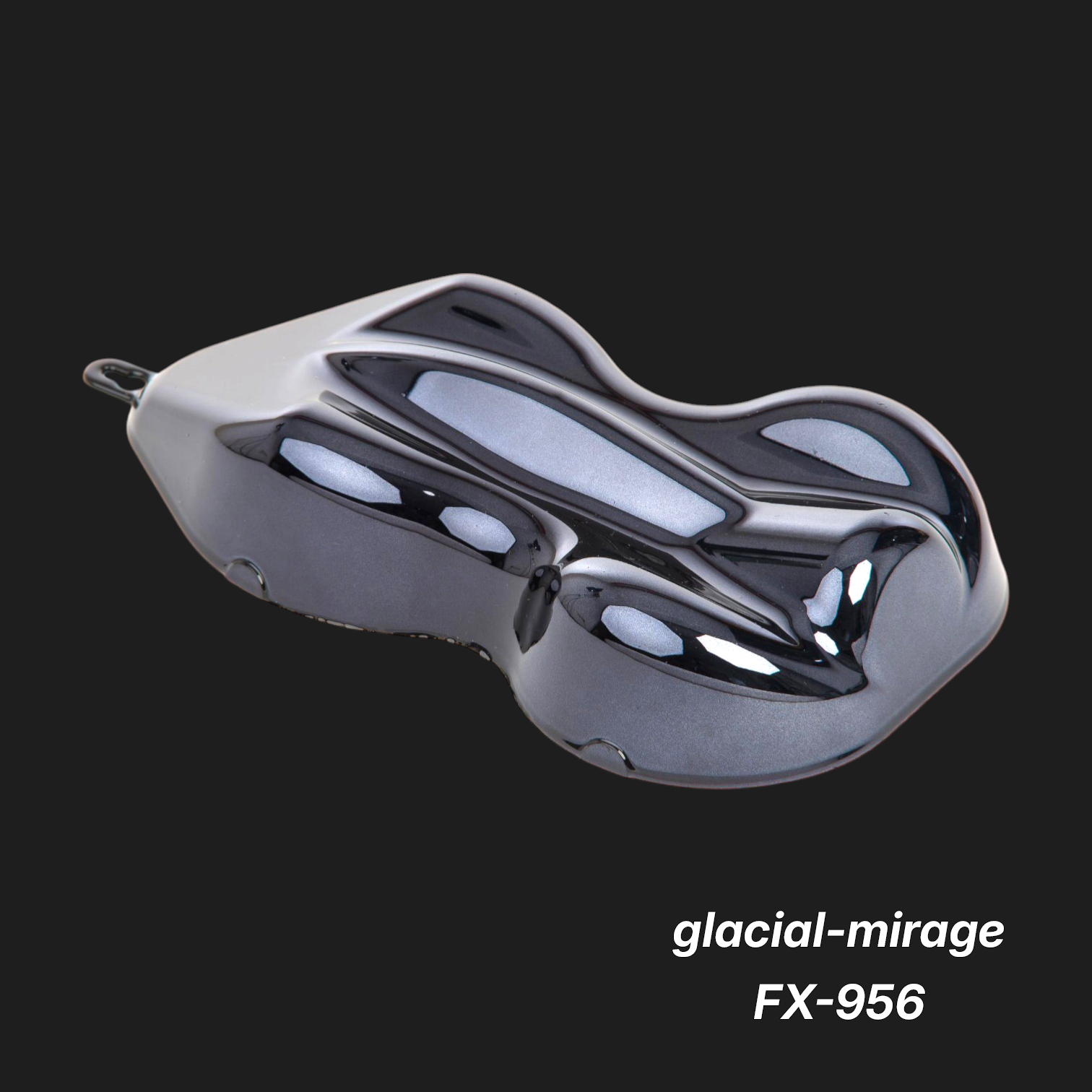 Glacial-Mirage FX-956 – Premium Frost-White Iridescent Paint Sample