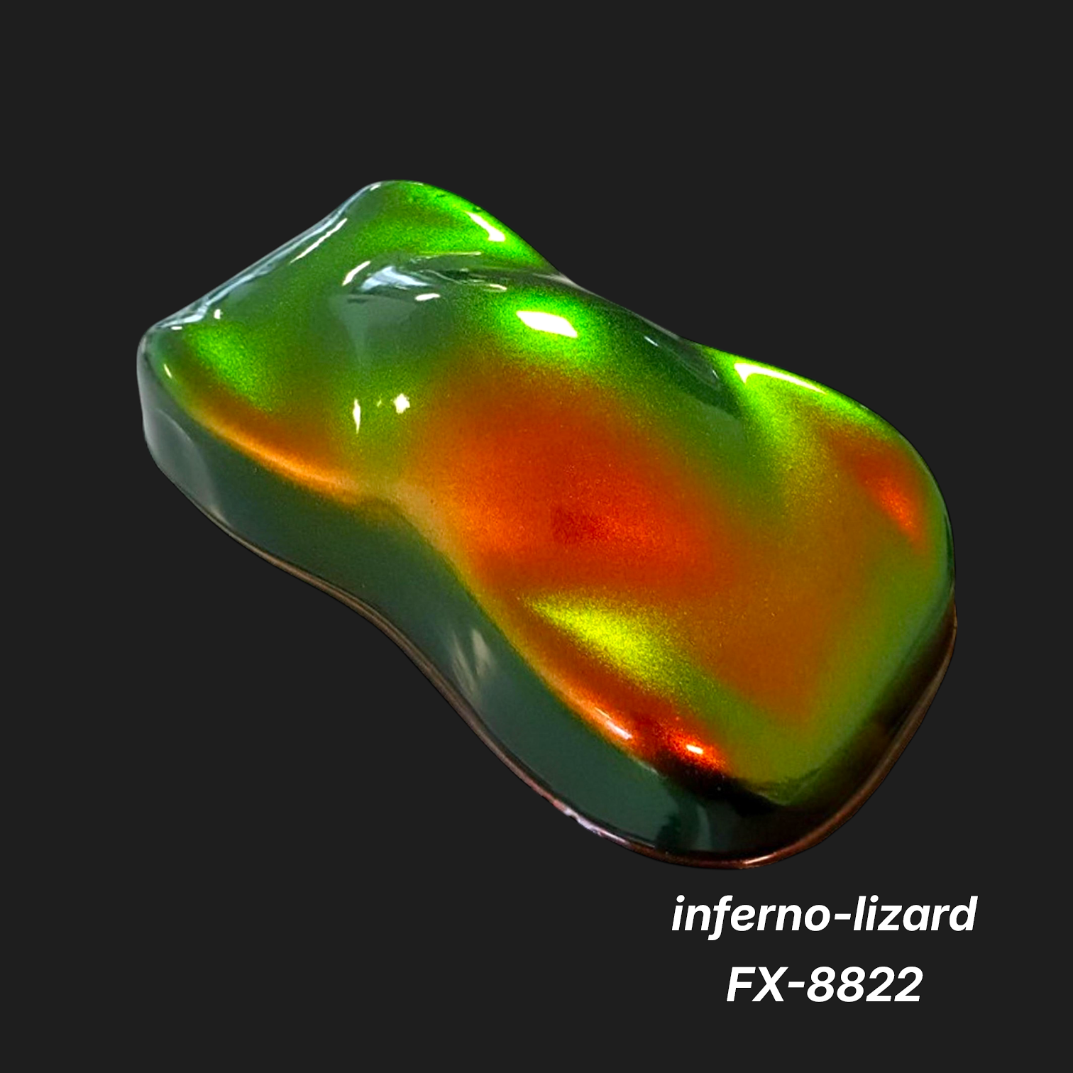 Inferon-Lizard FX-8822 – Premium Limeflare Orange Color Sample