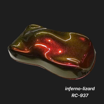 Inferno-Lizard RC-937 – Premium Fiery Orange Metallic Color Sample