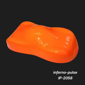 Inferno-Pulse IP-2058 – Premium Lava Orange Metallic Color Sample