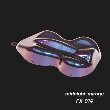 Midnight-Mirage FX-014 – Premium Shadow-Blue Iridescent Color Sample