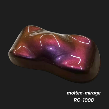 Molten-Mirage RC-1008 – Premium Lava Red & Orange Iridescent Color Sample