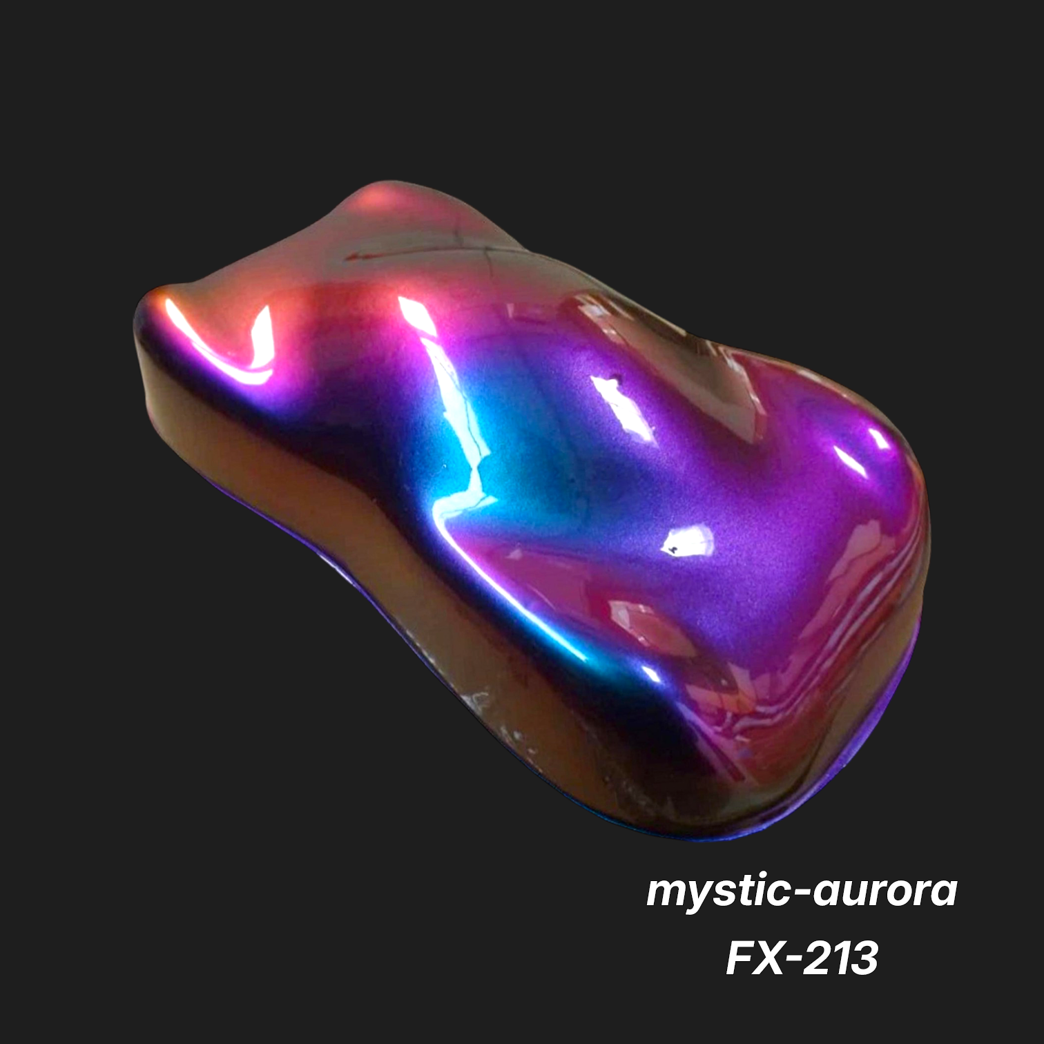 Mystic-Aurora FX-213 – Premium Blue-Purple Iridescent Color Sample