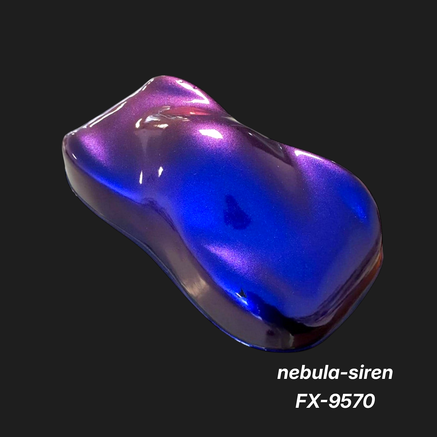 Nebula-Siren FX-9570 – Premium Aqua-Violet Iridescent Color Sample