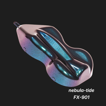 Nebula-Tide FX-901 – Premium Deep-Sea Teal Iridescent Color Sample