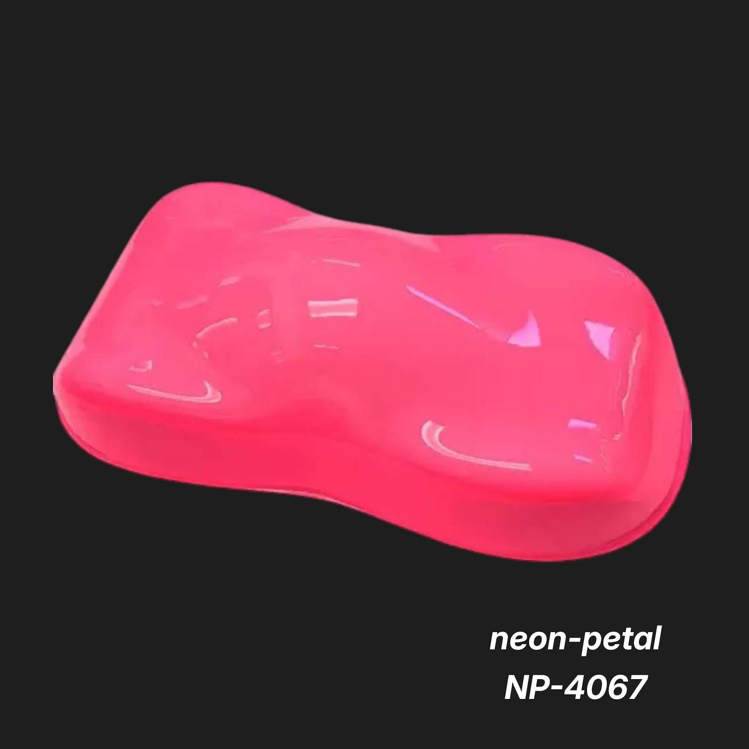 Neon-Petal NP-4067 – Vibrant Neon Pink Metallic Color Sample