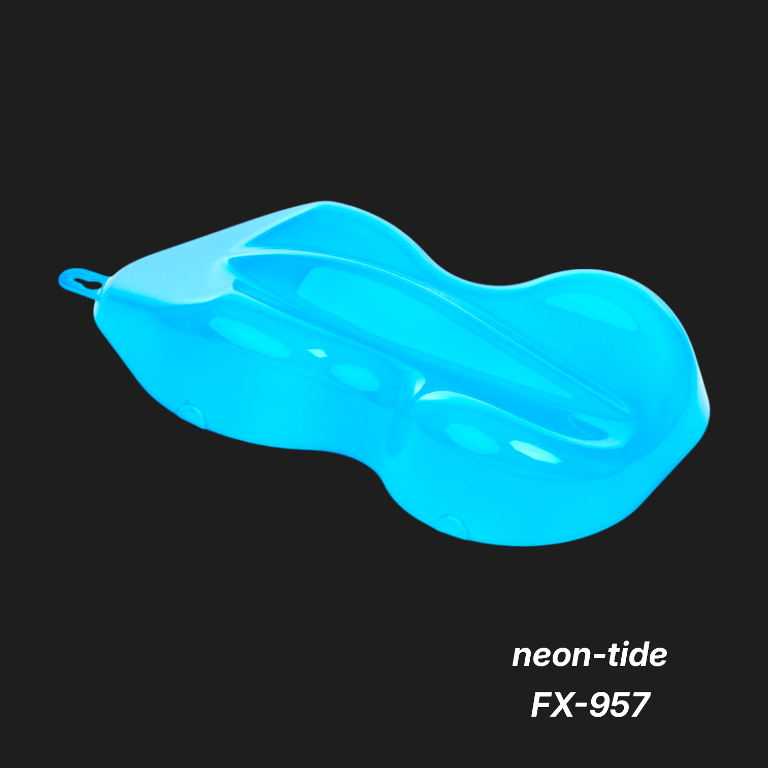 Neon-Tide FX-957 – Premium Aqua-Cyan Blue Color Sample