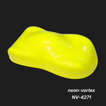 Neon-Vortex NV-4271 – Electric Cyan Yellow Metallic Color Sample