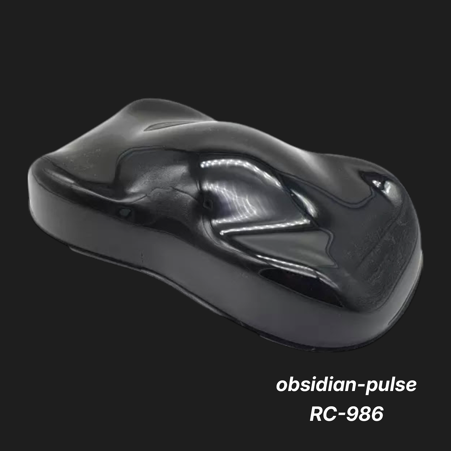 Obsidian-Pulse RC-986 – Premium Jet-Black Iridescent Sample