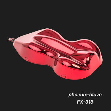 Phoenix-Blaze FX-316 – Premium Ember-Red Metallic Color Sample