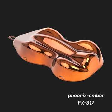Phoenix-Ember FX-317 – Premium Fiery-Orange Iridescent Color Sample