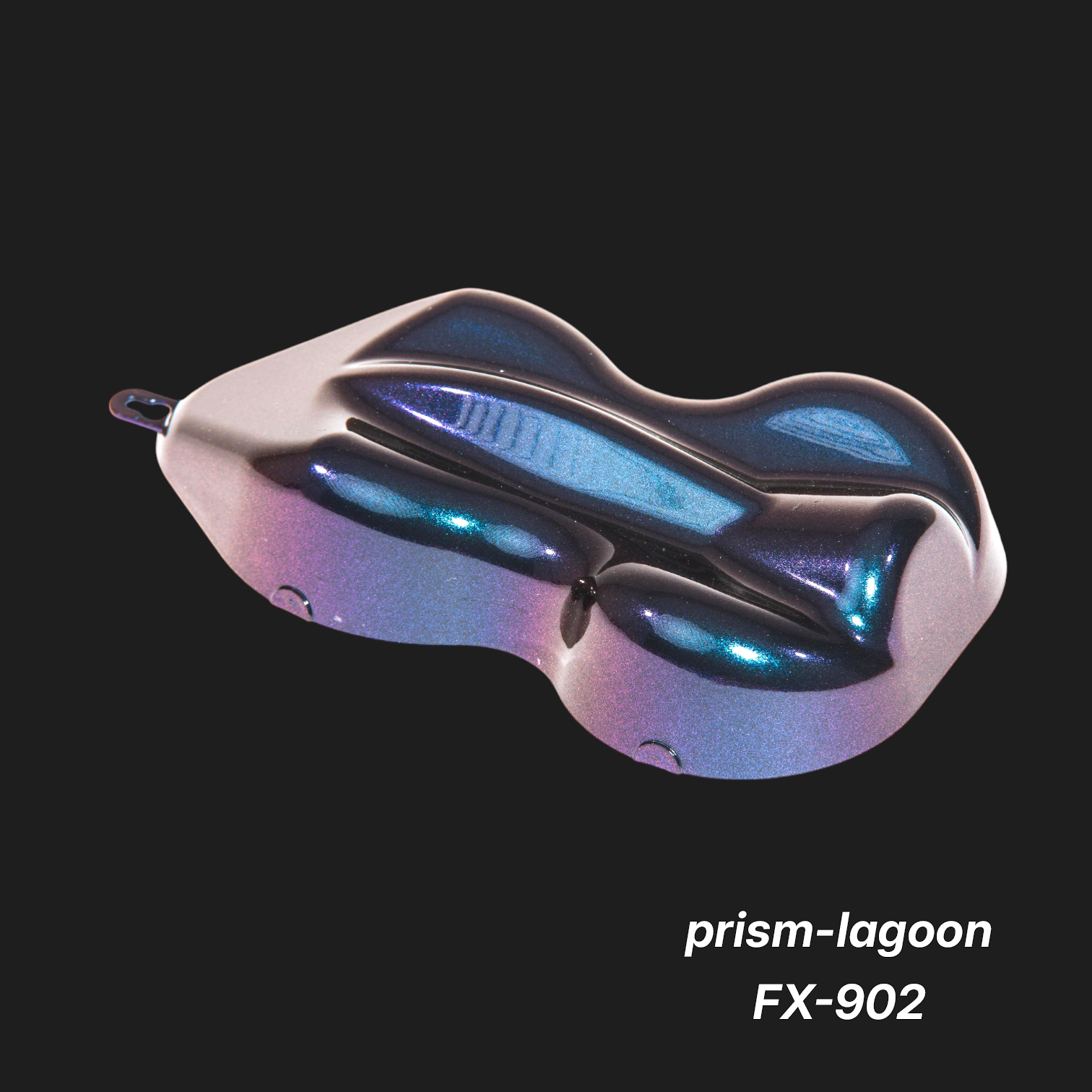 Prism-Lagoon FX-902 – Premium Aqua-Green Iridescent Color Sample