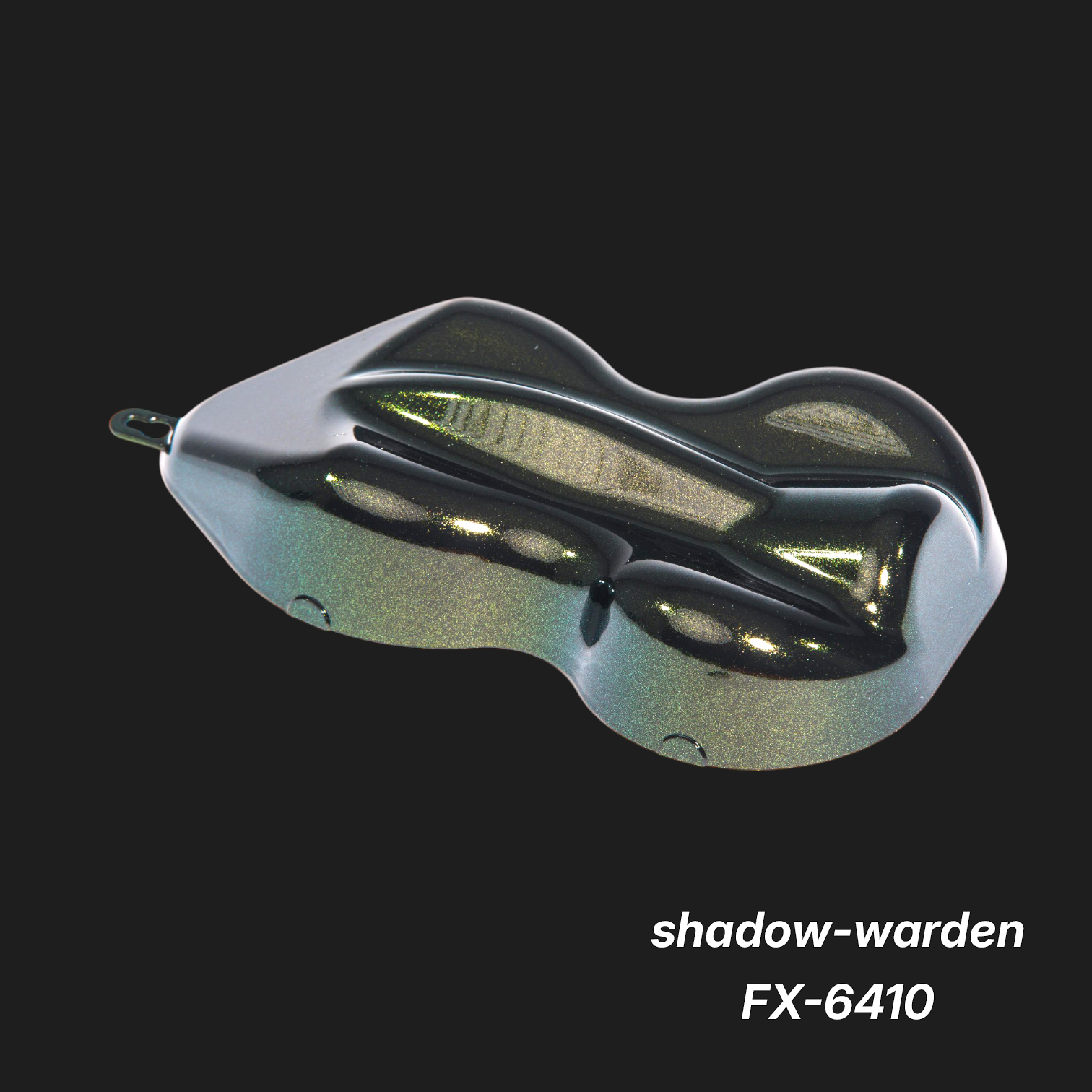 Shadow-Warden FX-6410 – Premium Charcoal-Black Metallic Color Sample