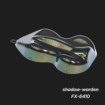 Shadow-Warden FX-6410 – Premium Charcoal-Black Metallic Color Sample