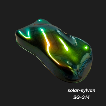 Solar-Sylvan SG-314 – Premium Forest-Green Iridescent Color Sample