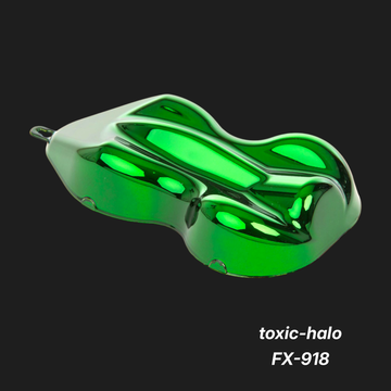 Toxic-Halo FX-918 – Premium Neon-Green Iridescent Color Sample