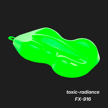 Toxic-Radiance FX-916 – Green Color Sample