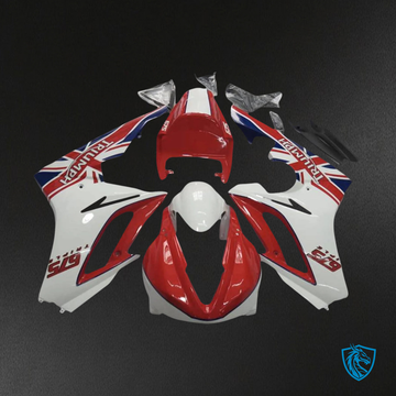 Triumph Daytona 675 (2009-2012) Red & White Flag - Fairing Kit