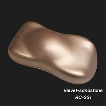 Velvet-Sandstone RC-231 – Premium Beige-Gold Metallic Sample