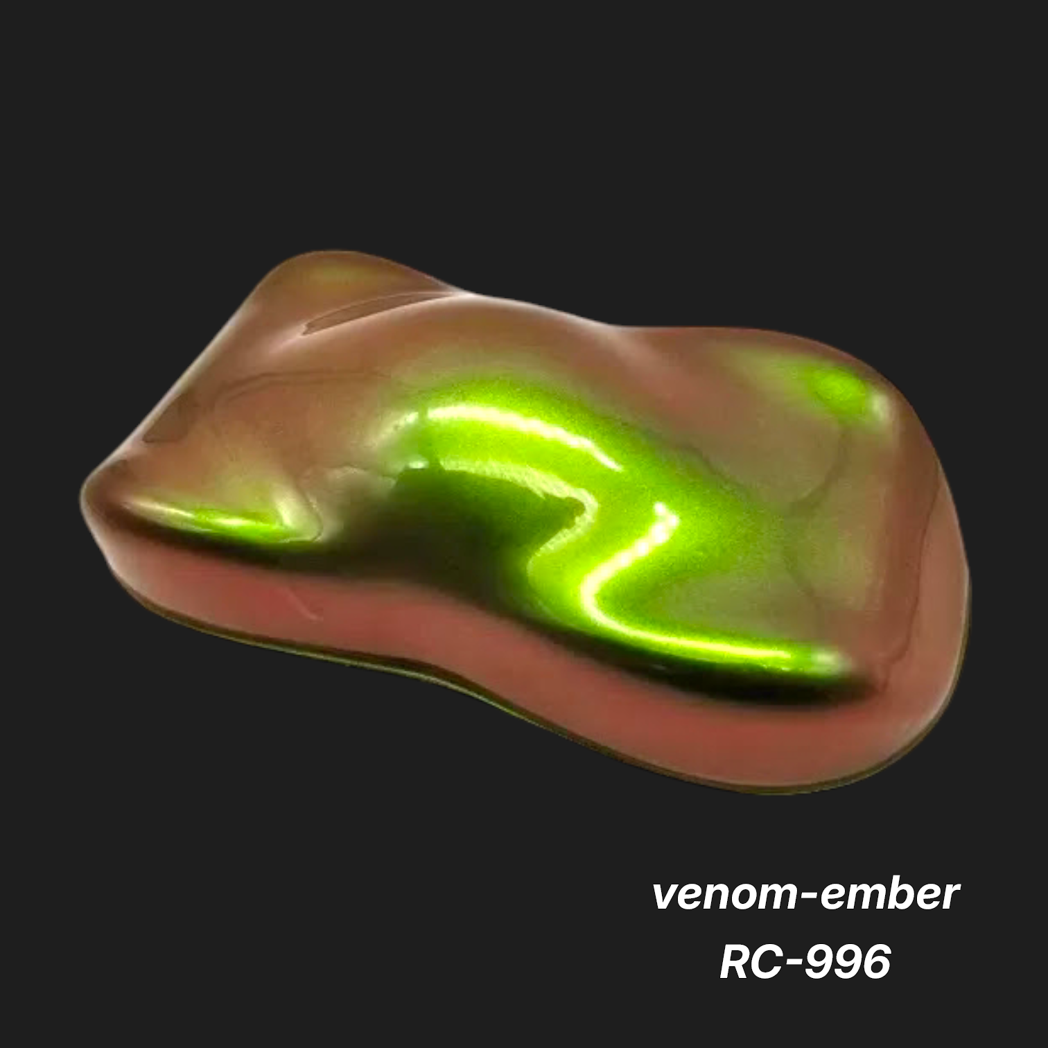 Venom-Ember RC-996 – Premium Gold & Green Metallic Color Sample
