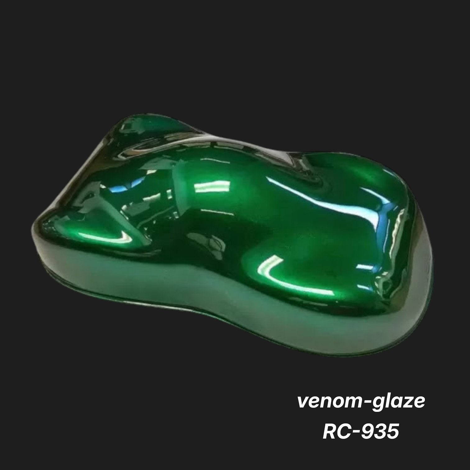 Venom-Glaze RC-935 – Premium Toxic-Green Iridescent Color Sample