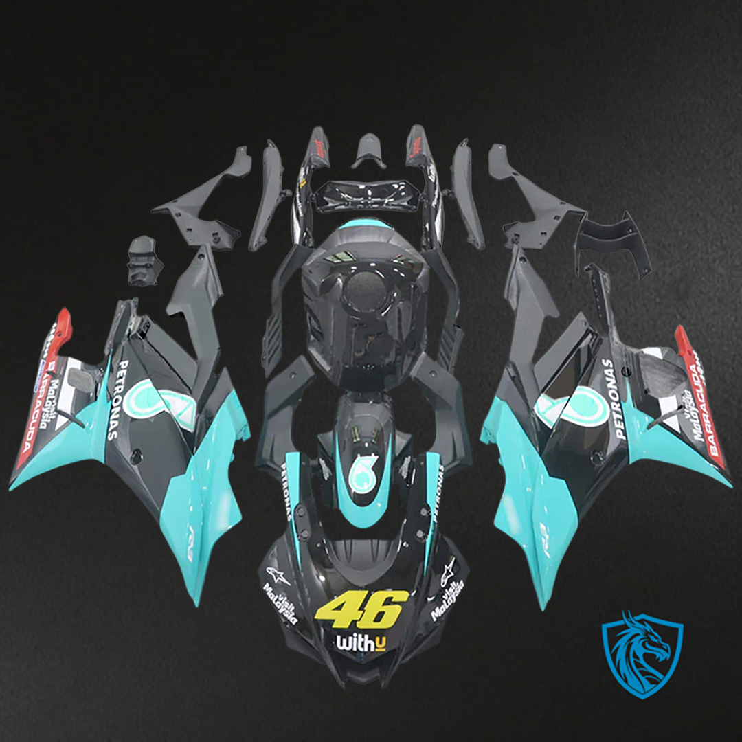 Yamaha YZF R3-R25 (2022-2023) Fairing Kit - Matte Mint & Black ABS Bodywork