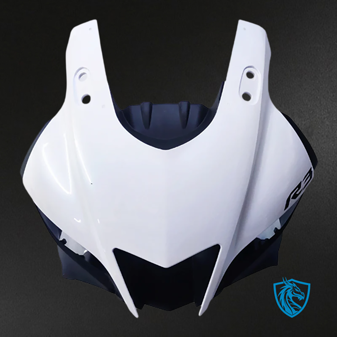 Yamaha YZF R3-R25 (2022-2023) Fairing Kit - White & Black ABS Bodywork