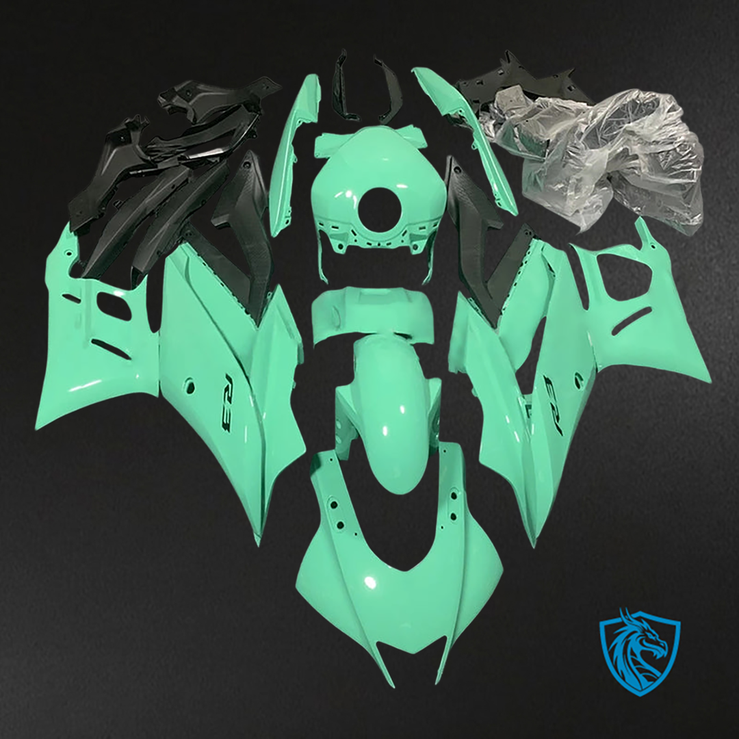 Yamaha YZF-R3-R25 (2022-2024) Green & Black Fairing ABS Bodywork