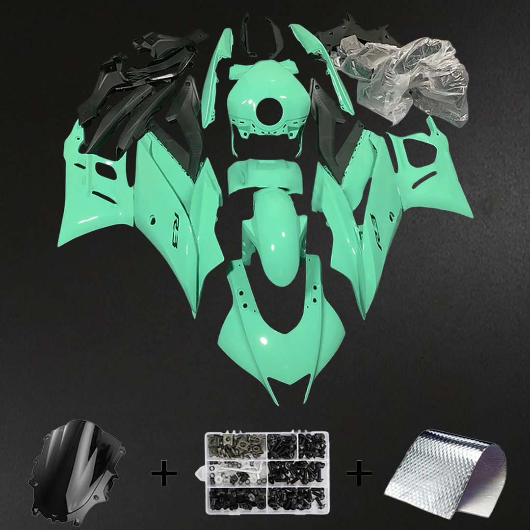 Yamaha YZF-R3-R25 (2022-2024) Green & Black Fairing ABS Bodywork