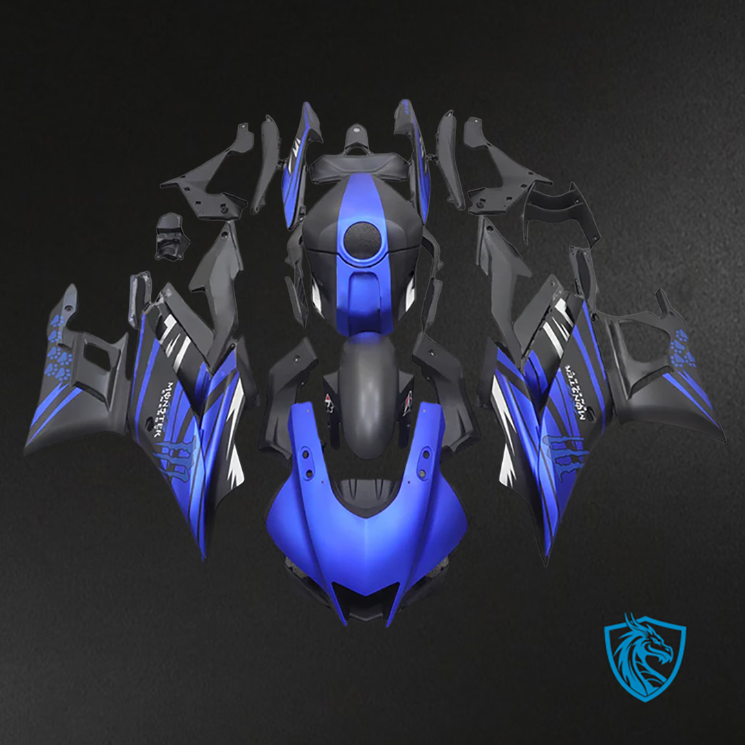 Yamaha YZF-R3-R25 (2022-2024) Blue & Black Fairing ABS Bodywork