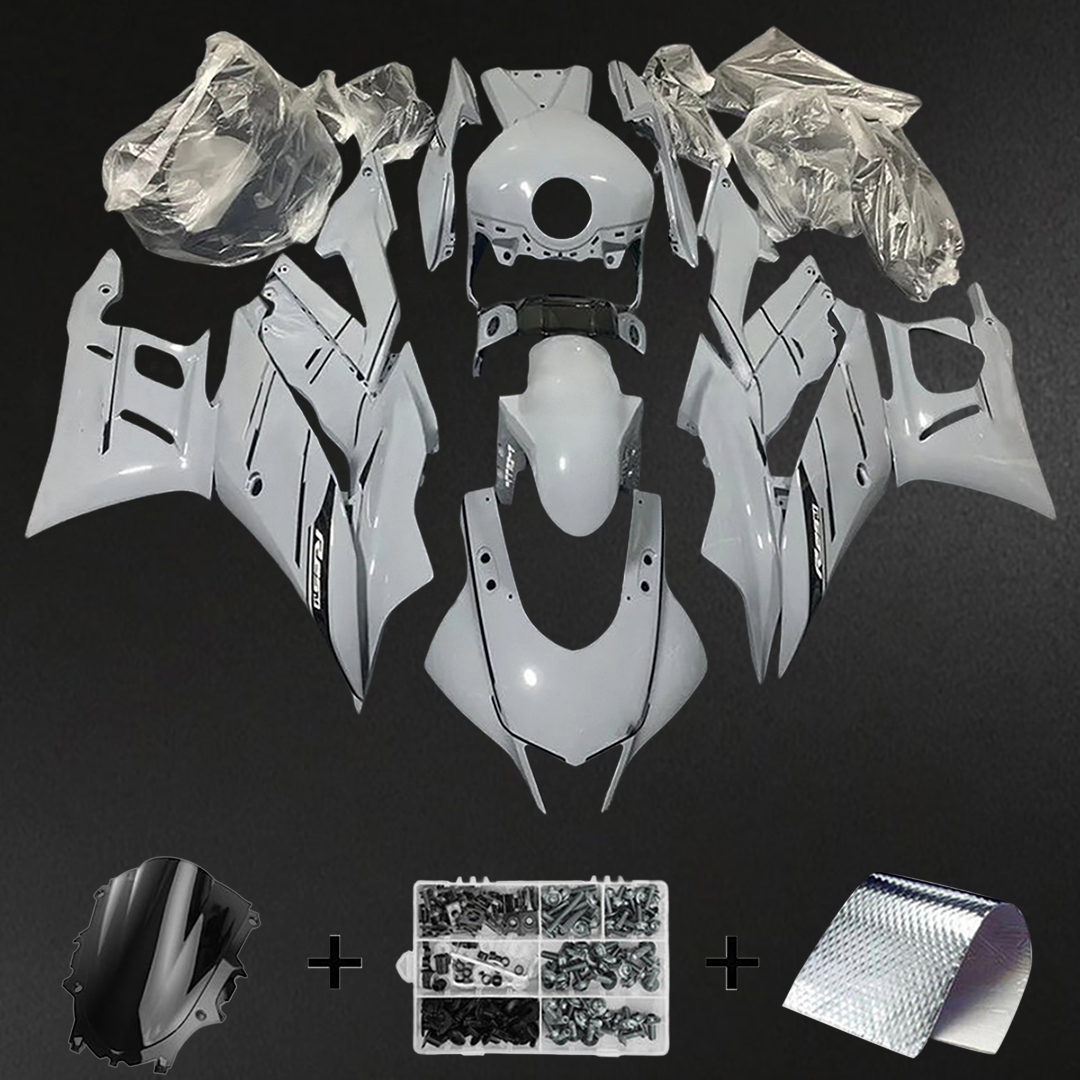 Yamaha YZF-R3-R25 (2022-2024) White Fairing ABS Bodywork